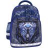 Синій шкільний рюкзак для хлопчиків з принтом Bagland (53853) - 7