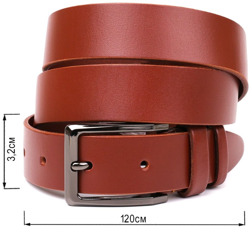 Коричневий чоловічий ремінь із натуральної шкіри під штани SHVIGEL 2417331 modnotak фото №11