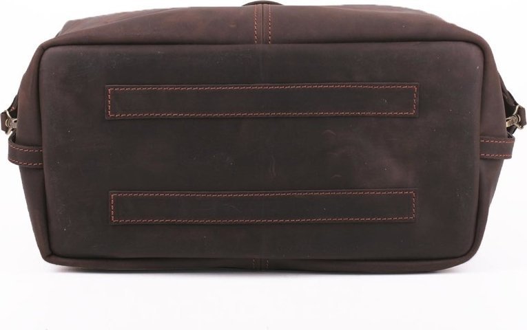 Спортивная дорожная кожаная сумка винтажного коричневого цвета Travel Leather Bag (11008)