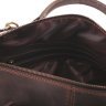 Спортивна дорожня шкіряна сумка вінтажного коричневого кольору Travel Leather Bag (11008) - 3