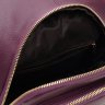 Жіночий рюкзак фіолетового кольору з натуральної шкіри Borsa Leather (21296) - 5
