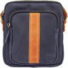 Мужская маленькая сумка синего цвета VATTO (12094) - 1