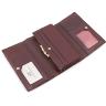 Лаковый женский кошелек бордового цвета ST Leather (16277) - 5