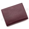 Молодіжний шкіряний гаманець кольору марсала KARYA (1065-243) - 6