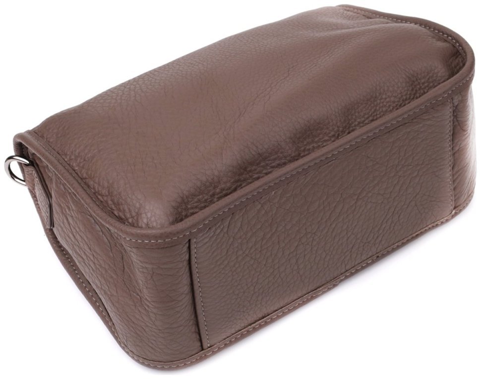 Небольшая женская сумка из кожи через плечо Vintage 98153 коричневого цвета фото №6 Небольшая женская сумка из кожи через плечо Vintage 98153 коричневого цвета modnotak фото №6