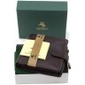 Коричневое мужское портмоне из натуральной кожи высокого качества на кнопке Visconti Arezzo 68953 - 8