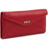 Жіночий гаманець великого розміру із червоної шкіри KARYA (19574) - 1