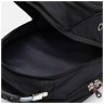 Просторий чоловічий рюкзак із текстилю чорного кольору на три відділи Monsen 71654 - 6