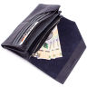 Синій гаманець з відділенням для монет Grande Pelle (13214) - 5