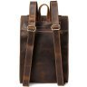 Рюкзак из винтажной кожи с лаконичным дизайном VINTAGE STYLE (14796) - 3