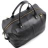 Универсальная небольшая дорожная кожаная сумка Travel Leather Bag (11000) - 4