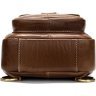 Элегантный мужской слинг - рюкзак из натуральной кожи VINTAGE STYLE (14856) - 5