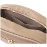 Компактна повсякденна жіноча сумка зі шкіри флотар Vintage 103154 бежевого кольору modnotak фото - 8