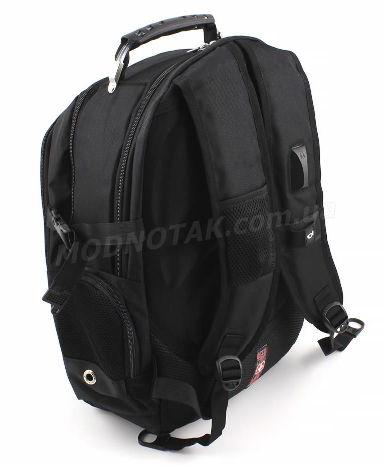 Місткий міський рюкзак SWISSGEAR (2170-1 black)