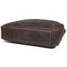 Темно-коричнева чоловіча сумка-портфель для документів з вінтажній шкіри Tiding Bag (15745) - 4
