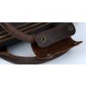 Темно-коричнева чоловіча сумка-портфель для документів з вінтажній шкіри Tiding Bag (15745) - 5