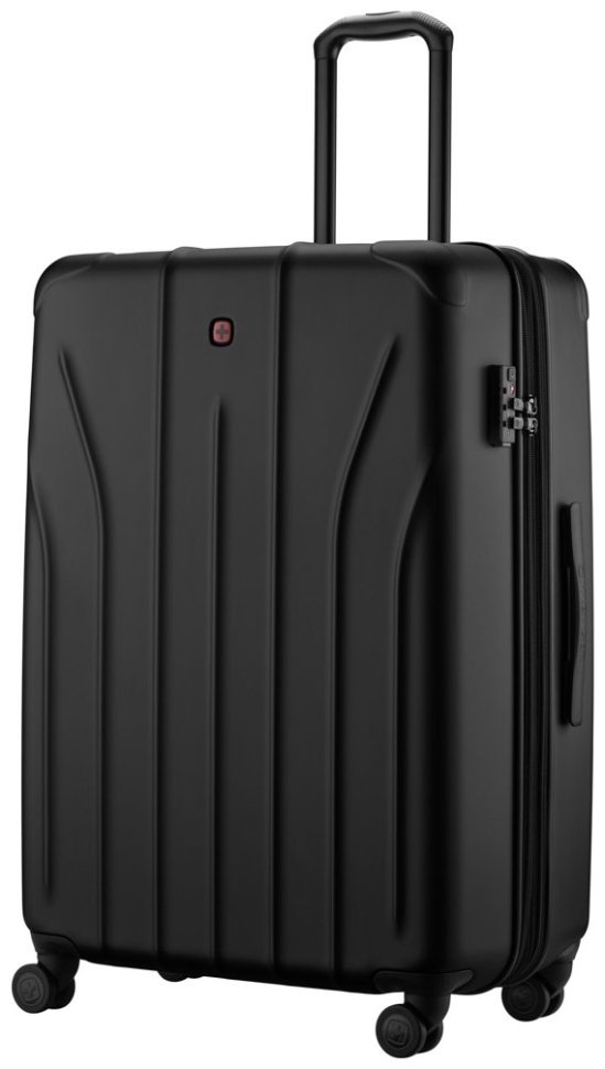 Валіза Wenger, Oryson, велика, пластик, 4 колеса, чорна modnotak фото №1