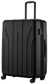 Валіза Wenger, Oryson, велика, пластик, 4 колеса, чорна