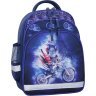 Шкільний рюкзак для хлопчиків із синього текстилю з принтом Bagland (53854) - 1