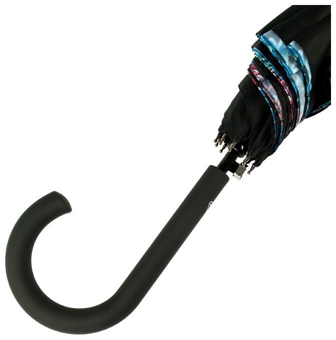 Зонт-трость женский Fulton Bloomsbury-2 L754 Under The Sea (тростевой, полуавтомат, черный с морским принтом) 93854 фото №6 Зонт-трость женский Fulton Bloomsbury-2 L754 Under The Sea (тростевой, полуавтомат, черный с морским принтом) 93854 modnotak фото №6