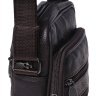 Темно-коричнева недорога чоловіча сумка через плече з натуральної шкіри Borsa Leather (21908) - 5