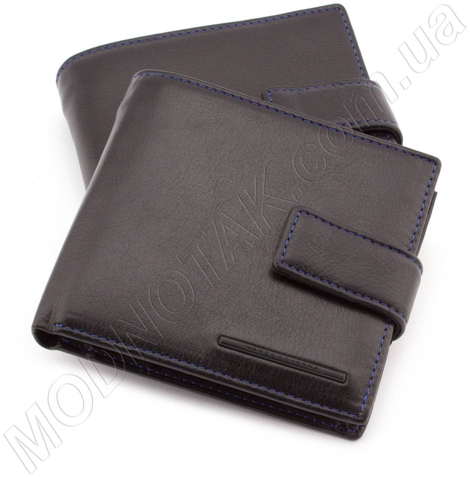 Невеликий гаманець для чоловіків на три відділення - Marco Coverna (18511) modnotak фото №1