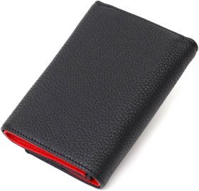 Двоколірний жіночий гаманець потрійного додавання натуральної шкіри Tony Bellucci (2422037)