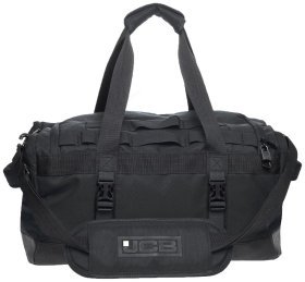 Универсальная большая дорожная сумка из качественного текстиля JCB 004S черного цвета 94254