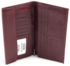 Зручний жіночий купюрник з натуральної шкіри MD Leather (17533) - 2