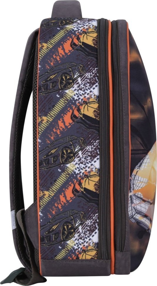 Текстильний рюкзак для хлопчиків з принтом машини Bagland (55354)