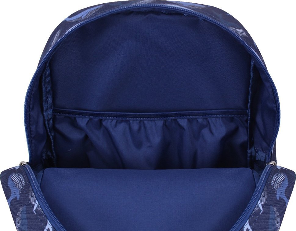 Синій шкільний рюкзак з якісного текстилю Bagland (55554)