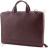 Ділова жіноча сумка-портфель в кольорі марсала Desisan (11627) - 4