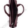 Ділова жіноча сумка-портфель в кольорі марсала Desisan (11627) - 6