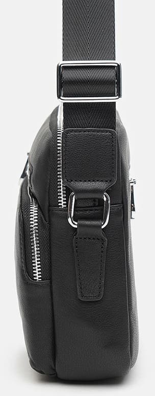 Мужская маленькая сумка-барсетка горизонтального типа из натуральной кожи Ricco Grande (21372)