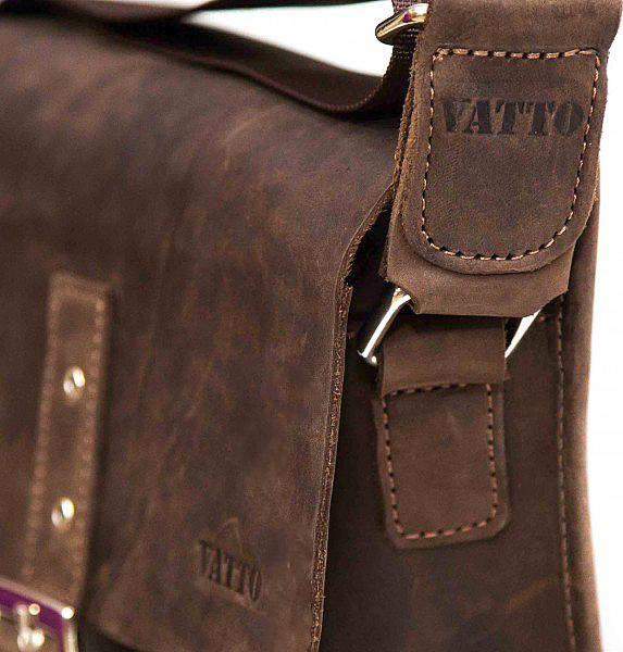 Чоловіча шкіряна сумка середнього розміру VATTO (11995)