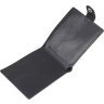 Черное мужское винтажное портмоне из натуральной кожи Shvigel (2416453) - 5