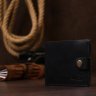 Черное мужское винтажное портмоне из натуральной кожи Shvigel (2416453) - 6