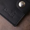 Черное мужское винтажное портмоне из натуральной кожи Shvigel (2416453) - 8