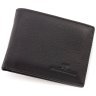Миниатюрное мужское портмоне из натуральной черной кожи ST Leather 1767354 - 1