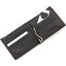 Мужское портмоне из натуральной кожи черного цвета с зажимом ST Leather 1767454 - 9