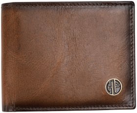 Мужской кошелек из гладкой кожи без монетницы с RFID-защитой Hammonds Flycatcher HF595 коричневого цвета 107954