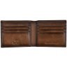Мужской кошелек из гладкой кожи без монетницы с RFID-защитой Hammonds Flycatcher HF595 коричневого цвета 107954 modnotak фото - 3