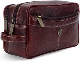 Шкіряний несесер на 2 місткі відділення Hammonds Flycatcher TC4004 коричневий 108054