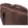 Повседневная мужская сумка из винтажной кожи с 1 основным отделением через плечо Shvigel коричневая 108354 modnotak фото - 6