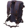 Большой мужской рюкзак-трансформер из черного текстиля Vintage 2422157 - 2