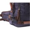 Великий чоловічий рюкзак-трансформер із чорного текстилю Vintage 2422157 - 7