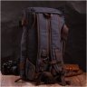 Великий чоловічий рюкзак-трансформер із чорного текстилю Vintage 2422157 - 9