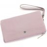 Темно-рожевий жіночий гаманець-клатч з яловичої шкіри ST Leather (15331) - 3