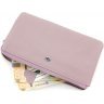 Темно-рожевий жіночий гаманець-клатч з яловичої шкіри ST Leather (15331) - 5