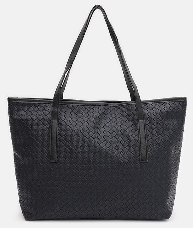 Черная женская сумка из кожзама с карманами Monsen 89354 modnotak фото №2